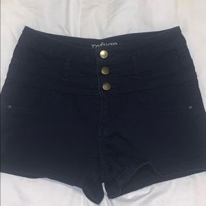 Dark jean shorts